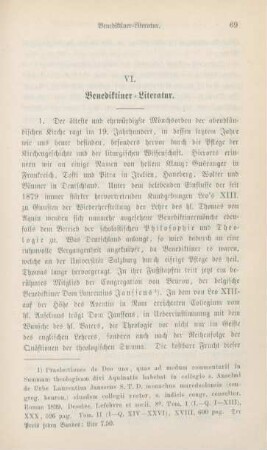 69-74 Benediktiner-Literatur