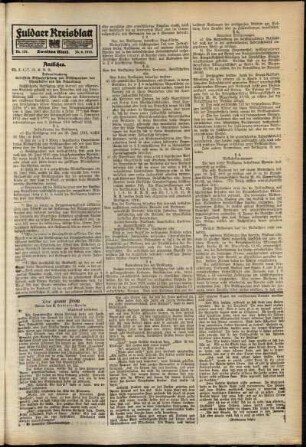 Zweite Ausgabe vom Mittwoch, den 30. Juni 1915.