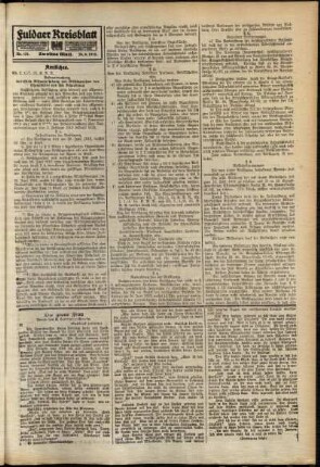 Zweite Ausgabe vom Mittwoch, den 30. Juni 1915.