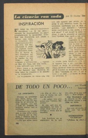 Inspiración : La ciencia con soda