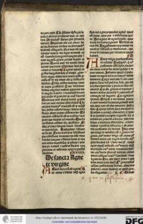 XXIIII. De sancta Agnete virgine.