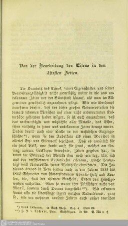 Von der Bearbeitung des Eisens in den ältesten Zeiten