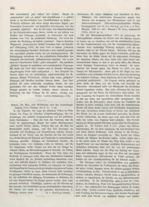 486-488 [Rezension] Störmann, Anton, Die städtischen Gravamina gegen den Klerus am Ausgange des Mittelalters und in der Reformationszeit
