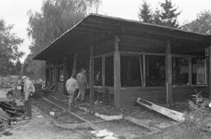 Tennisclub Rüppurr 1929 e.V. Brandstiftung im Clubhaus im Rahmen eines Einbruchs
