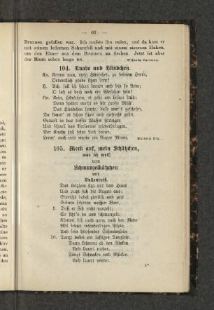 105. Merk auf, mein Schätzchen.