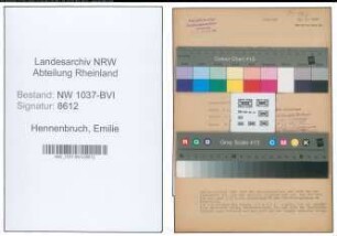 Entnazifizierung Emilie Hennenbruch , geb. 20.02.1904 (Angestellte)