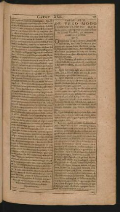 Caput XXIII. De Vero Modo Communicationis Majestatis, unioni correspondente, sicut scilicet vis lucendi & urendi, per unionem communicatur ferro ignito