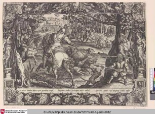 [Die Wildschwein-Jagd; Hunt for wild boar]