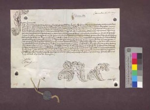 Eidesformel für Johann Heinrich Franz von Flachslanden als Dompropst zu Basel.