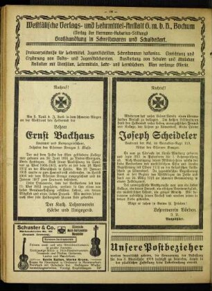 Nachruf! : Joseph Scheideler