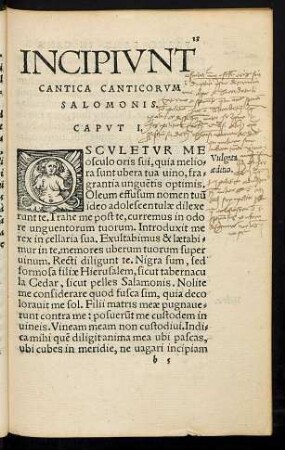 Incipiunt Cantica Canticorum Salomonis.