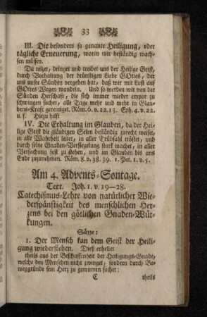 Am 4. Advents-Sontage.