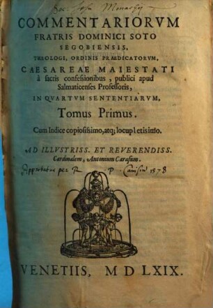 In quartum Sententiarum commentarii. 1
