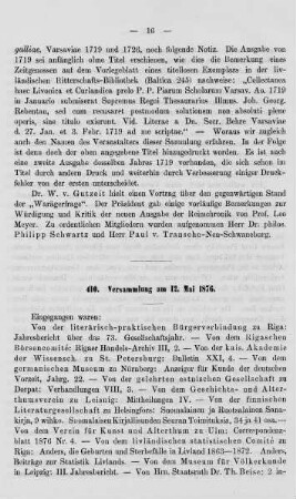 410. Versammlung