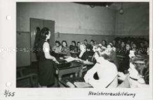 Ausbildung von Neulehrern in der Eosanderschule Kissingenstraße in Berlin-Pankow