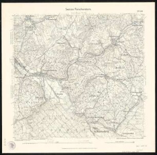 Äquidistantenkarte 130 : Section Purschenstein, 1908 : Section Purschenstein. - 1:25000. - Leipzig: Giesecke & Devrient, 1908. - 1 Kt.