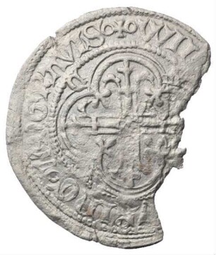 Fundmünze, Meißner Groschen, um 1393 - 1395