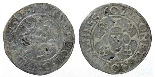 1/16 Taler (Doppelschilling), Herzoglich-Schleswig-Holstein- Gottorpische Linie, Johann Adolf (1590 - 1616)