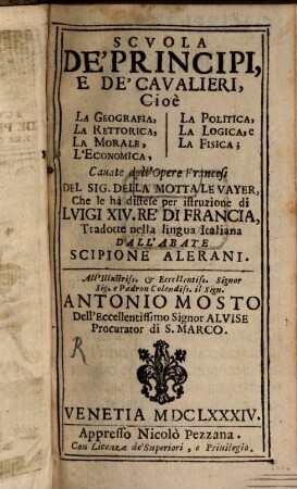 Scuola de'principi e de'cavalieri