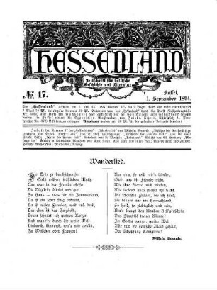 No. 17, 1. September 1894