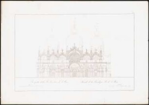 San Marco, Venedig: Ansicht der Fassade