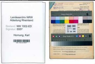 Entnazifizierung Karl Hornung, geb. 17.07.1901 (Lehrer)