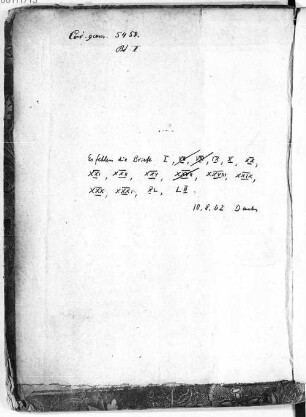 Briefe an und von Zacharias Konrad von Uffenbach (teilweise lateinisch) - BSB Cgm 5458(2