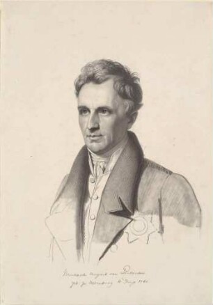 Bildnis Lindenau, Bernhard August von (1779-1854), Jurist, Politiker, Astronom