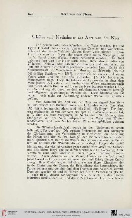 Schüler und Nachahmer des Aert van der Neer