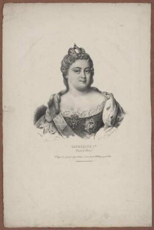 Bildnis der Catherine I., Zarin von Russland