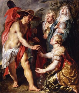 Christus als Gärtner erscheint den drei Marien