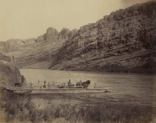 Grand River: Ferry over the River, near Moab (Utah)
