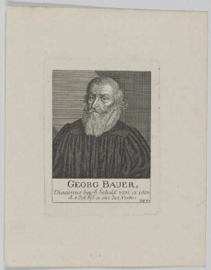 Bildnis des Georg Bauer