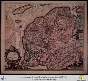 Dominii Frisiae tabula, inter Flevum et Lavicam.