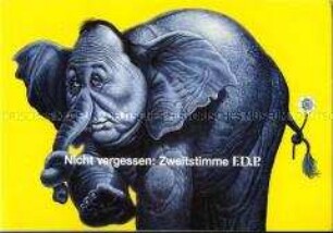 Wahlwerbung der FDP zur Bundestagswahl 1983