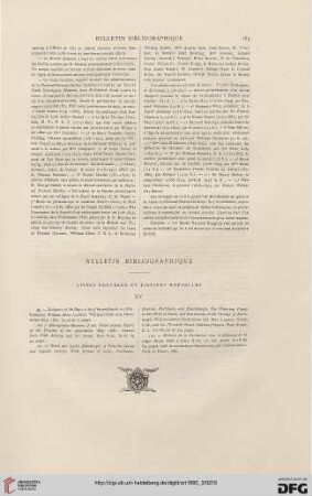 Bulletin bibliographique: livres nouveaux et éditions nouvelles
