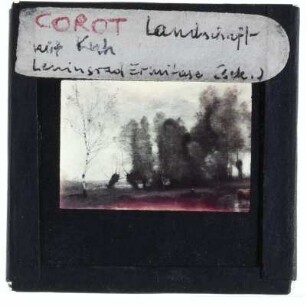 Corot, Landschaft mit Kuh