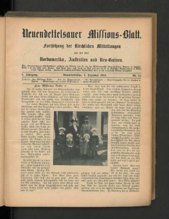 1. Dezember 1913. Nr. 12