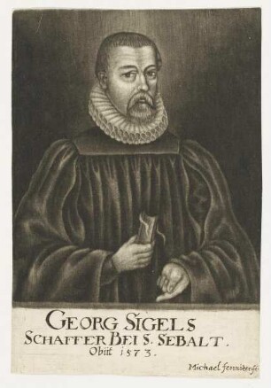 Bildnis des Georg Sigel