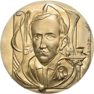 Medaille auf Karl Pfaff von Victor Huster
