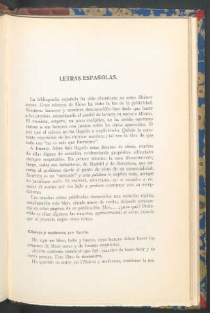 Letras españolas