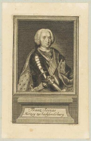 Bildnis des Franz Josias Herzog zu Sachsen Coburg