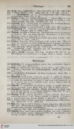Philologie (Nr. 4987 - 5005)