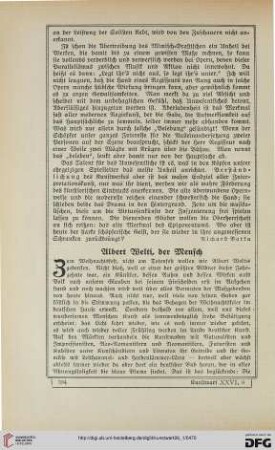 Albert Welti, der Mensch