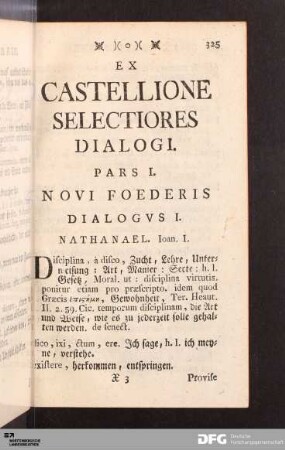 Ex Castellione Selectiores Dialogi.