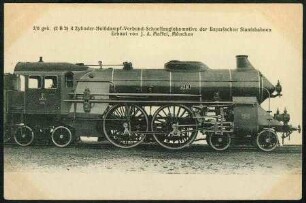 2/6 gek. (2B2) 4 Zylinder- Heißdampf- Verbund- Schnellzuglokomotive der bayerischen Staatsbahnen