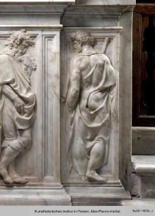 Chorbrüstung des Florentiner Doms : Prophet oder Heiliger