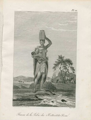 Femme de la tribu des Hottentots-Rota