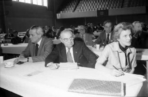 Freiburg: Stadthalle; Europatage Paneuropa-Union, Präsidiumstisch