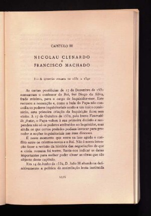 Capitulo III Nicolau Clenardo e Francisco Machado